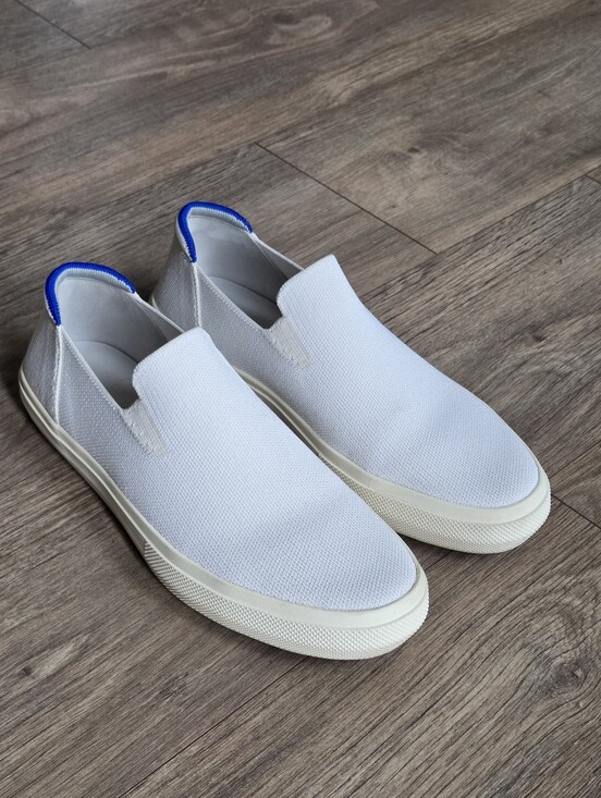 ROTHY\'S White Slip-On Canvas Sneakers (Men Size 9.5 - Fits Like a Size 9 US) main image 6